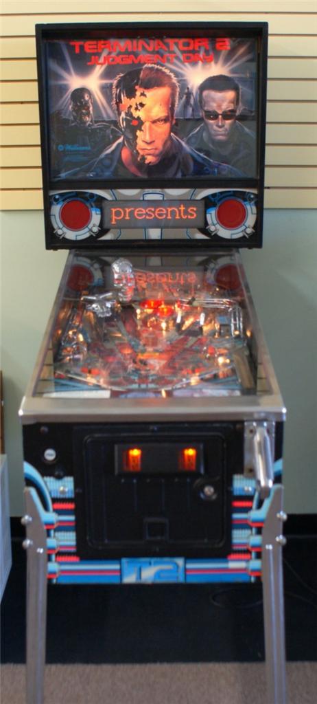t2 pinball machine